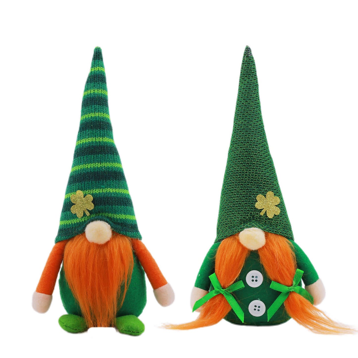 St. Patrick's Day Faceless Doll Ornaments