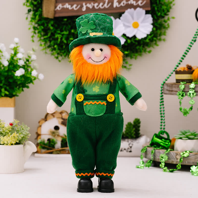St. Patrick's Day Leprechaun Couple Dolls