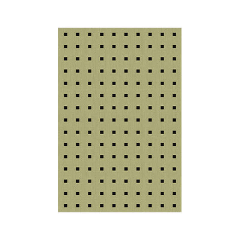 Green Small Checkered Area Rug