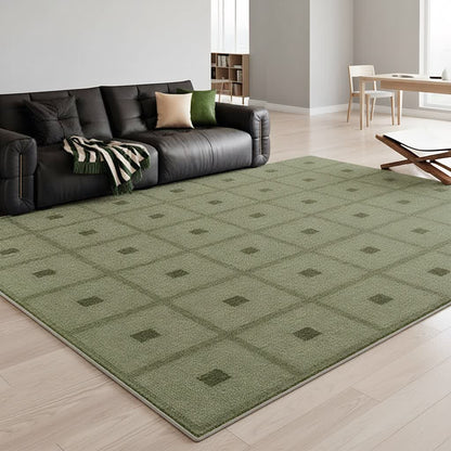 Modern Geometric Plaid Area Rug