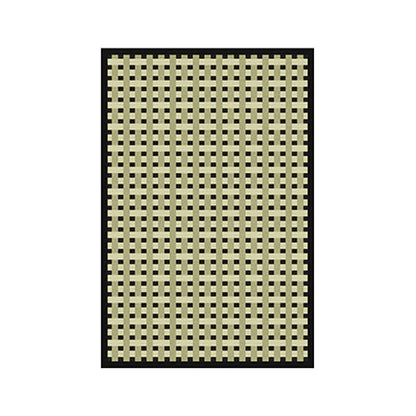 Green Line Plaid Area Rug