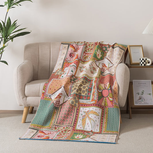 Bohemian Vintage Cotton Gauze Bath Towel