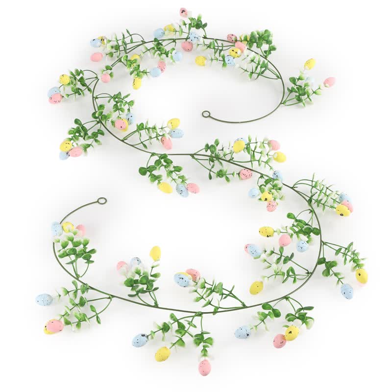 Artificial Easter Egg Eucalyptus Greenery Garland(2PCS)