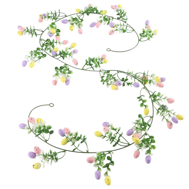Artificial Easter Egg Eucalyptus Greenery Garland(2PCS)