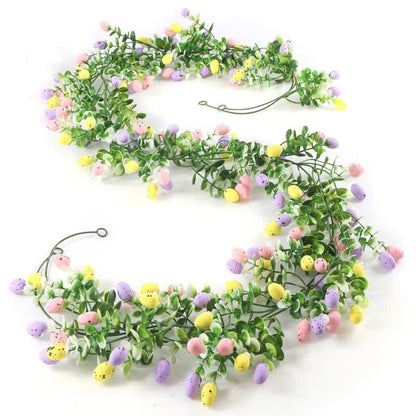 Artificial Easter Egg Eucalyptus Greenery Garland(2PCS)