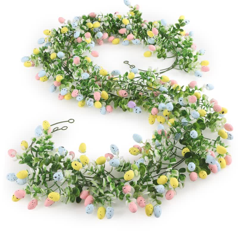 Artificial Easter Egg Eucalyptus Greenery Garland(2PCS)