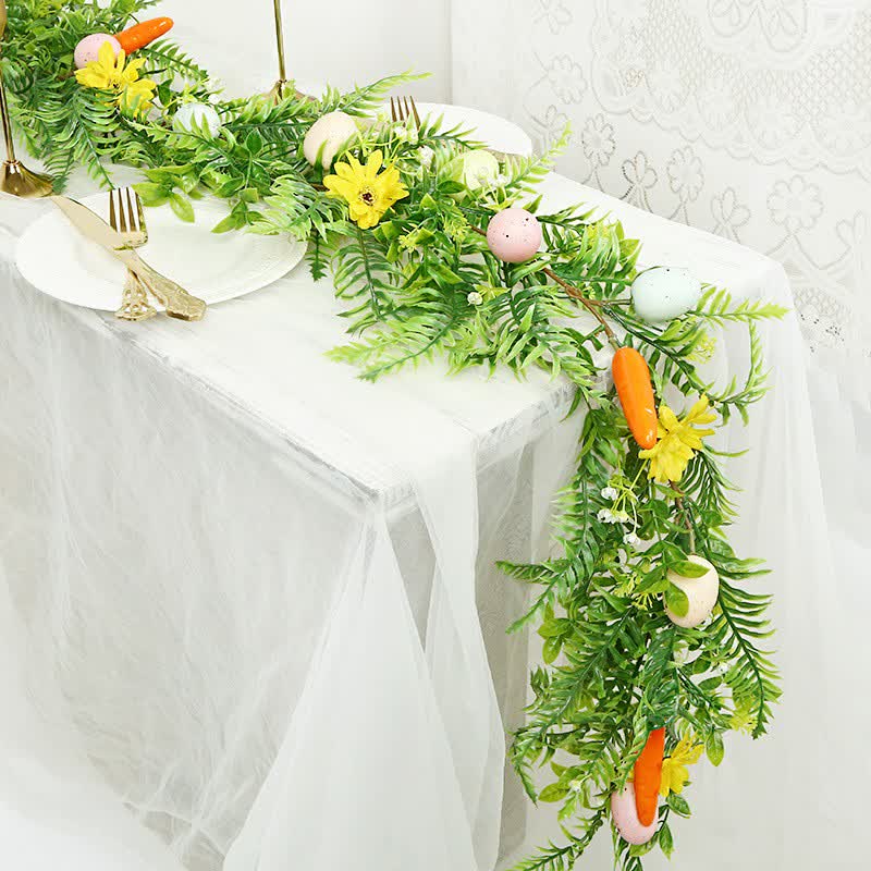 Artificial Easter Egg Floral Garland