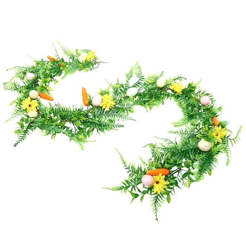 Artificial Easter Egg Floral Garland