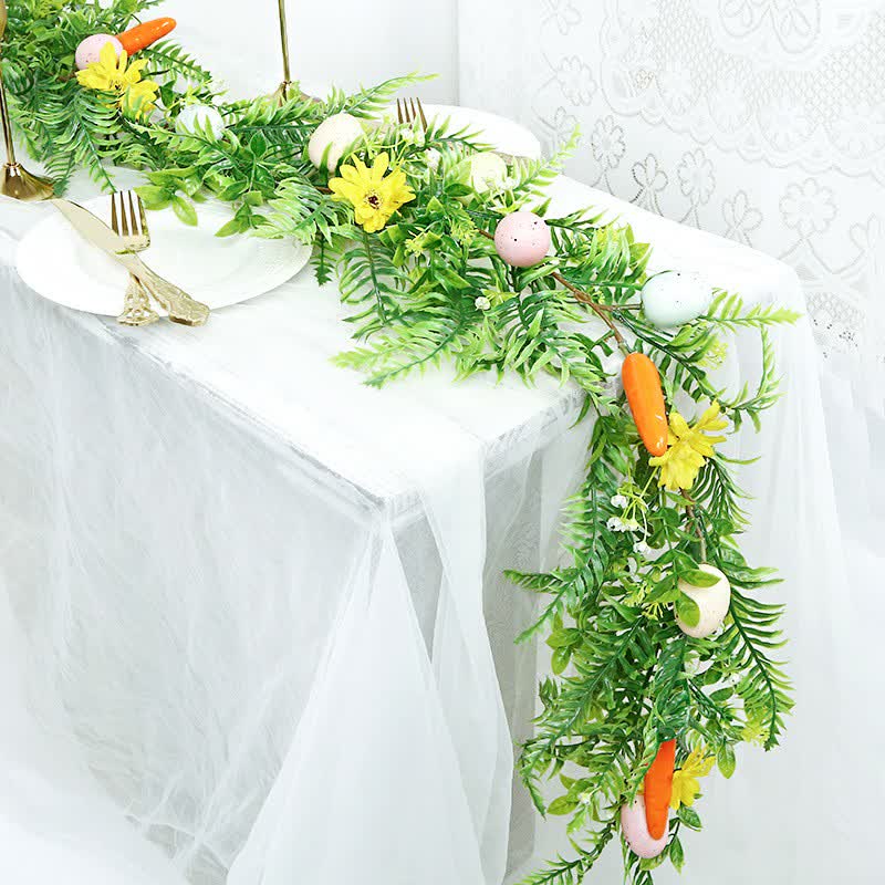 Artificial Easter Egg Floral Garland