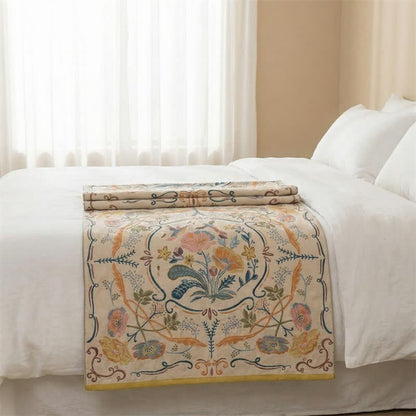 Country Floral Cotton Gauze Bath Towel