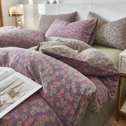 Cottage Ditsy Floral Cotton Double Gauze Bedding
