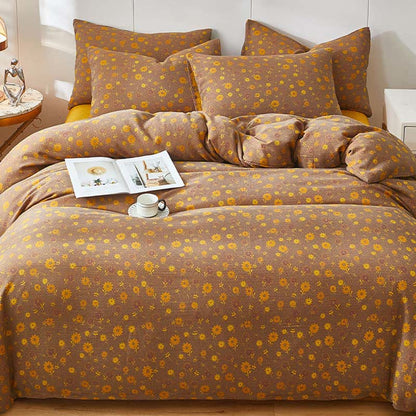 Yellow Daisy Cotton Double Gauze Bedding