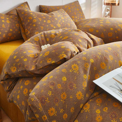 Yellow Daisy Cotton Double Gauze Bedding