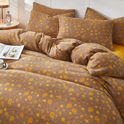 Yellow Daisy Cotton Double Gauze Bedding