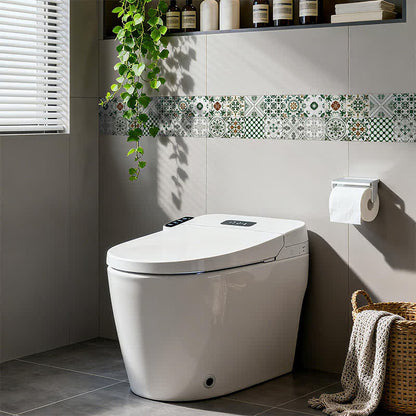 Green & White Peel and Stick Wall Sticker (24PCS)