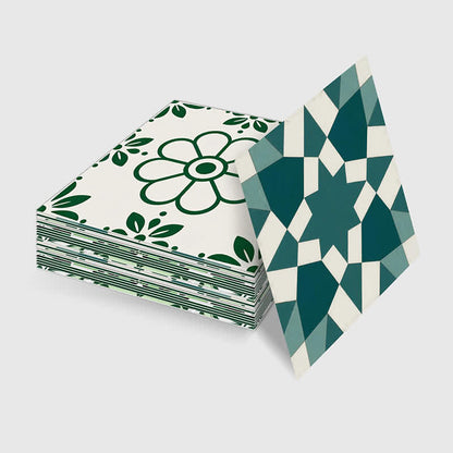 Retro Floral Peel and Stick Wall Sticker (24PCS)