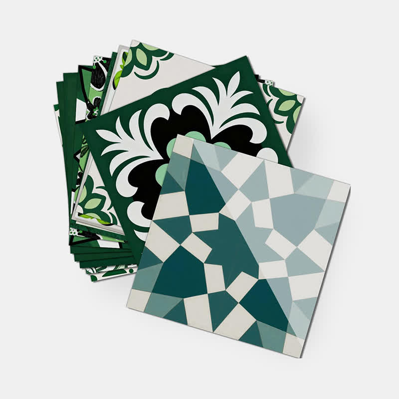 Retro Floral Peel and Stick Wall Sticker (24PCS)