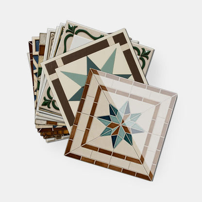 Vintage Peel and Stick Wall Sticker (24PCS)