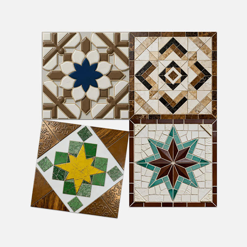 Vintage Peel and Stick Wall Sticker (24PCS)