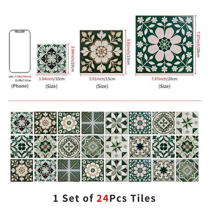 Boho Peel and Stick Wall Sticker (24PCS)