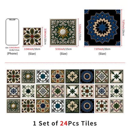 Country Rustic Peel and Stick Wall Sticker (24PCS)