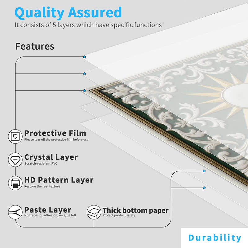 Country Rustic Peel and Stick Wall Sticker (24PCS)