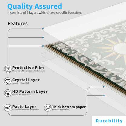 Country Rustic Peel and Stick Wall Sticker (24PCS)