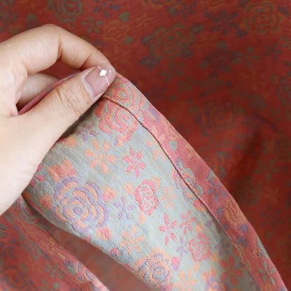 Double Gauze Cotton Rose Floral Nightgown