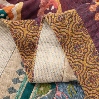 Retro Ethnic Style Cotton Quilt Blanket