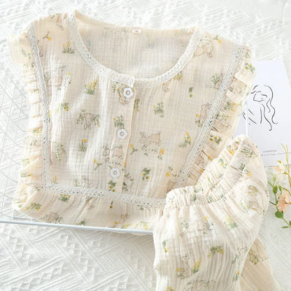 Refresh Bunny Pure Cotton Pajama Set