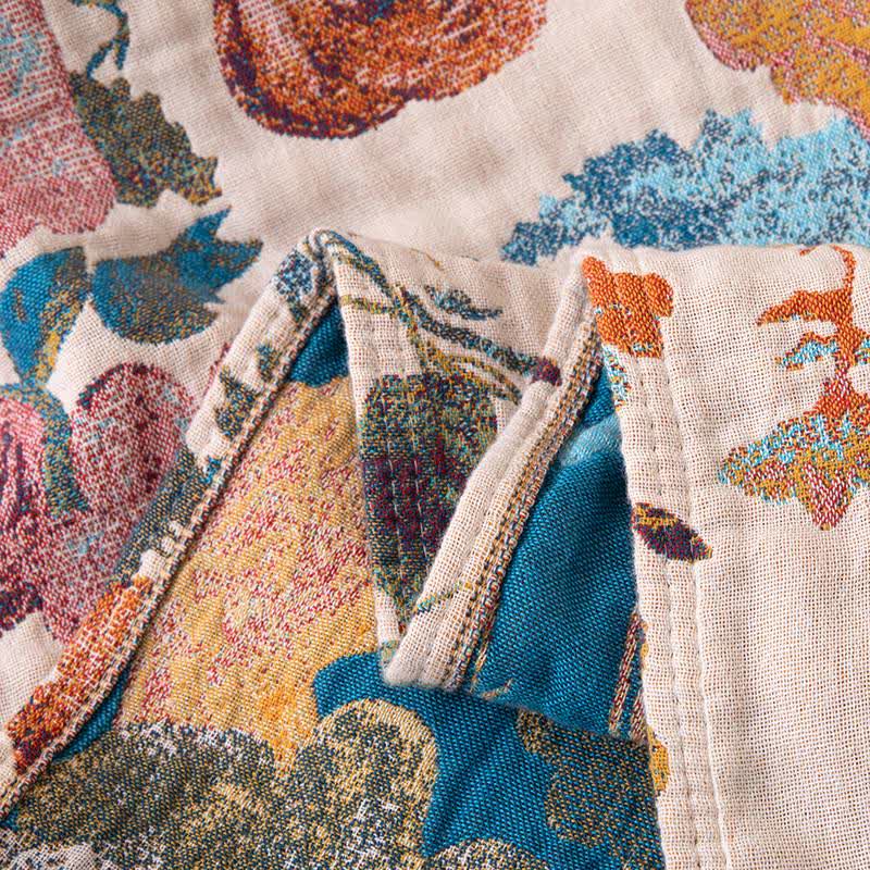 Floral Garden Pure Cotton Blanket