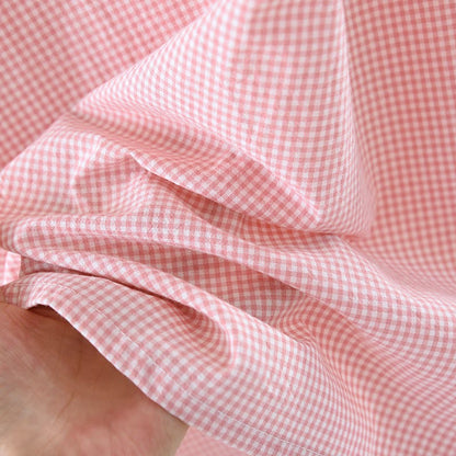 Gingham Flutter Sleeve Cotton Nightgown