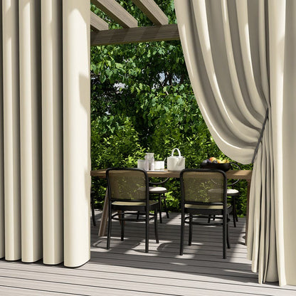 Outdoor Waterproof Solid Color Curtain