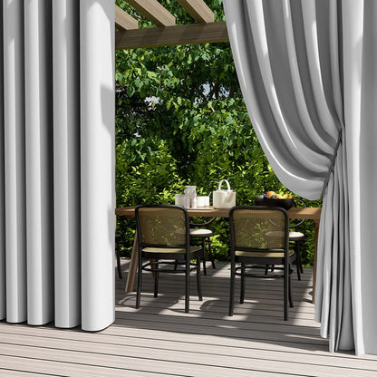 Outdoor Waterproof Solid Color Curtain