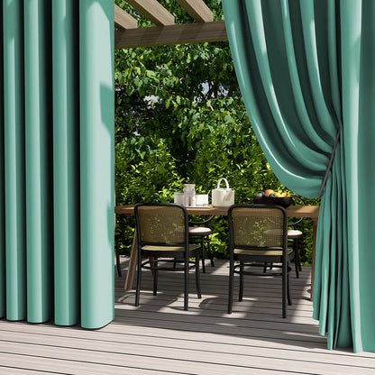 Outdoor Waterproof Solid Color Curtain