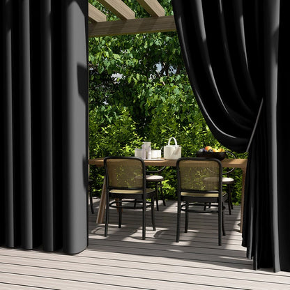 Outdoor Waterproof Solid Color Curtain