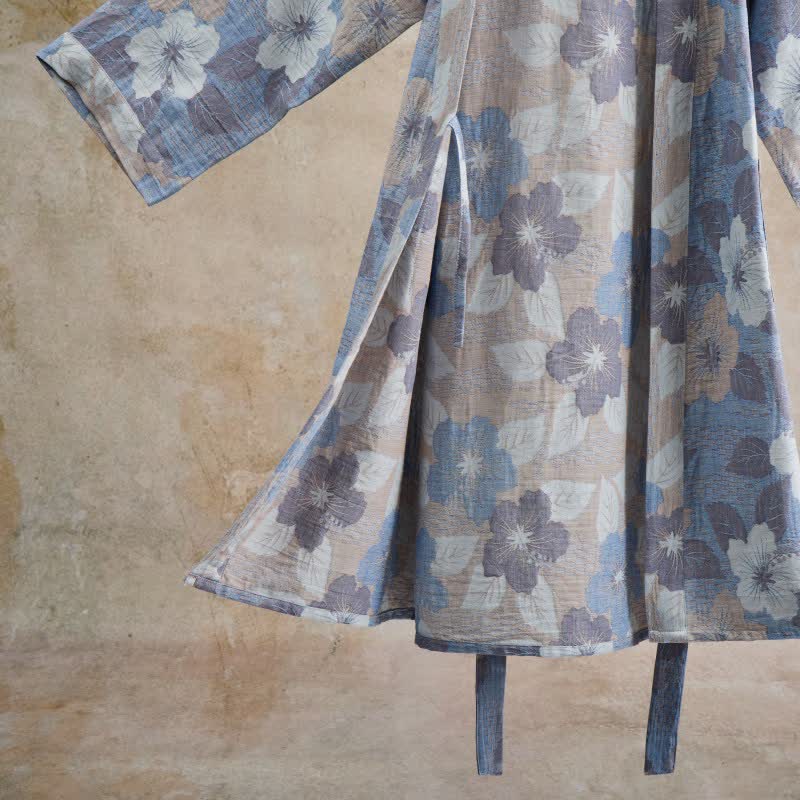 Cherry blossom Cotton Gauze Kimono Robe