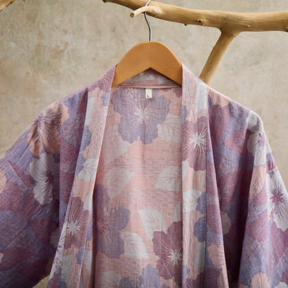 Cherry blossom Cotton Gauze Kimono Robe