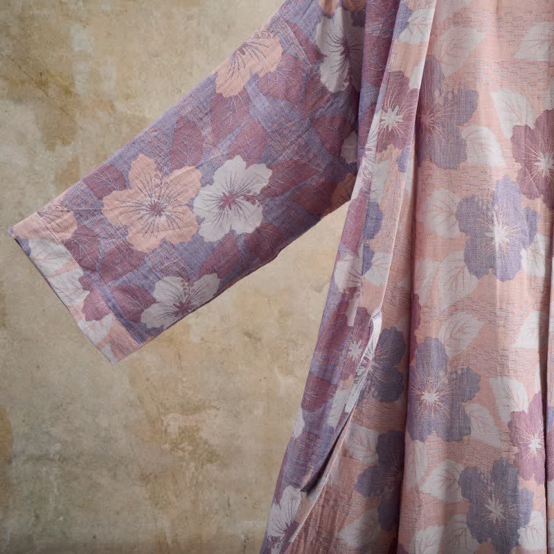 Cherry blossom Cotton Gauze Kimono Robe