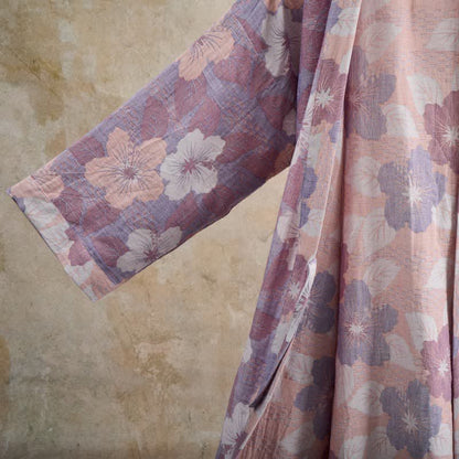 Cherry blossom Cotton Gauze Kimono Robe