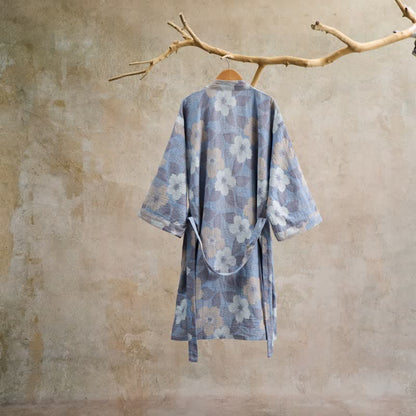 Cherry blossom Cotton Gauze Kimono Robe
