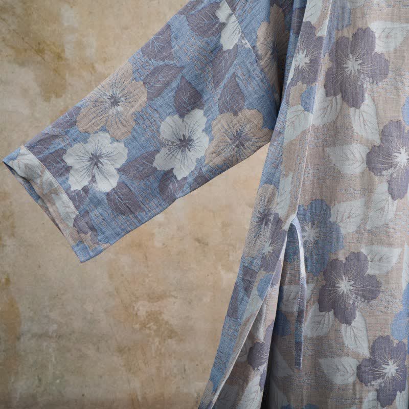 Cherry blossom Cotton Gauze Kimono Robe