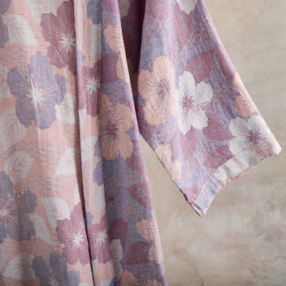 Cherry blossom Cotton Gauze Kimono Robe