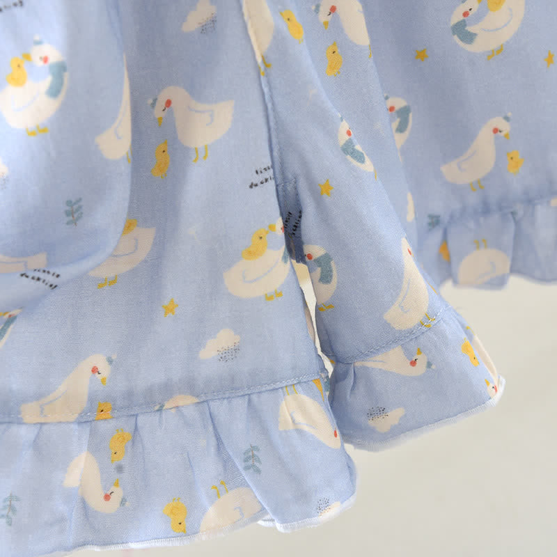 Blue Goose Cotton Gauze Sleeveless Pajamas