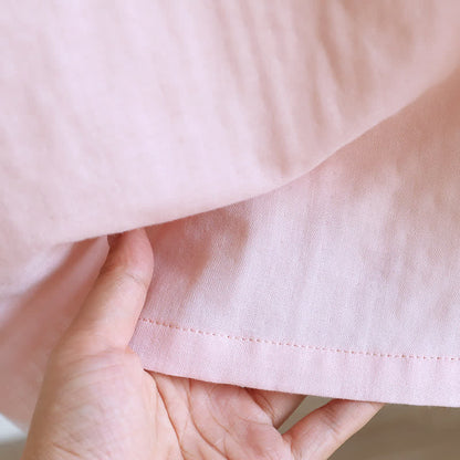 Minimalist Solid Color Cotton Sleeveless Nightgown