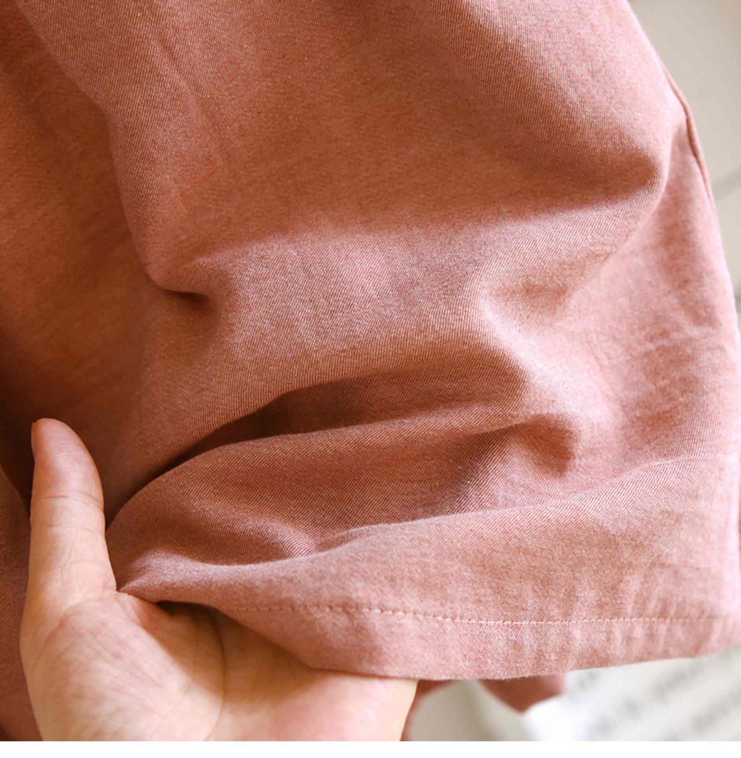 Solid Cotton Gauze Tank & Shorts Set