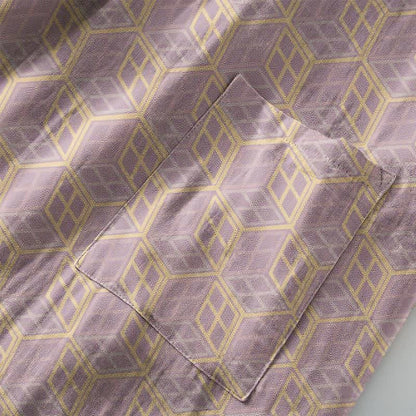 Geometric Hexagon Cotton Double Gauze Robe