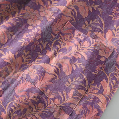 Botanical Lavender Cotton Double Gauze Robe