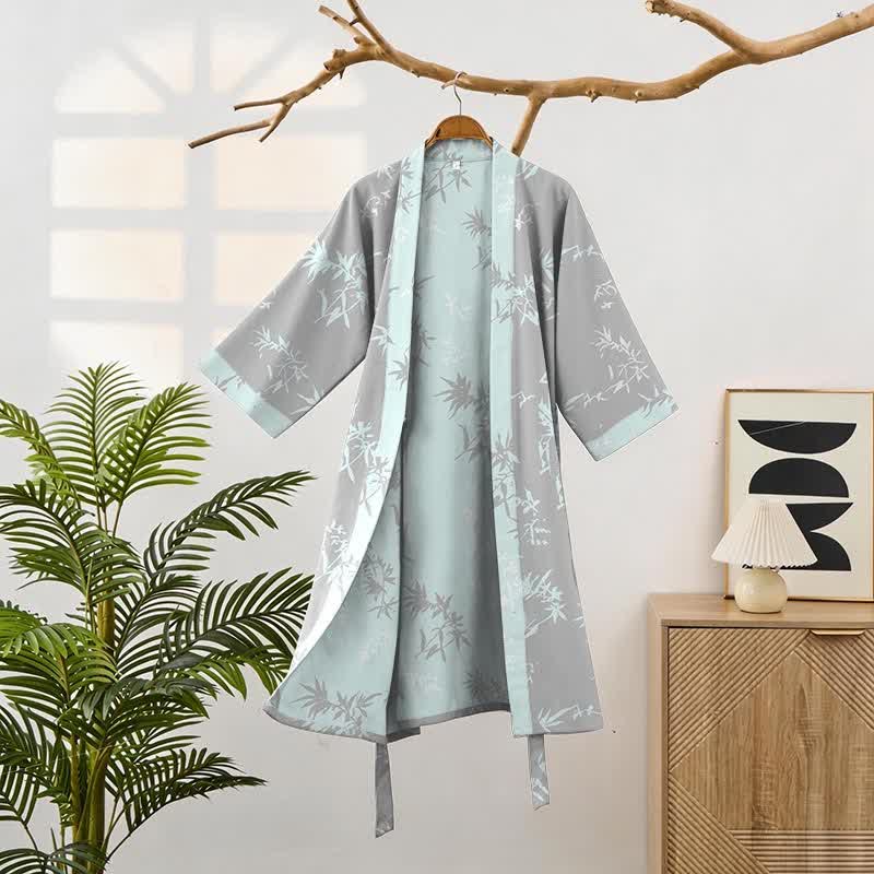 Elegant Bamboo Cotton Double Gauze Robe