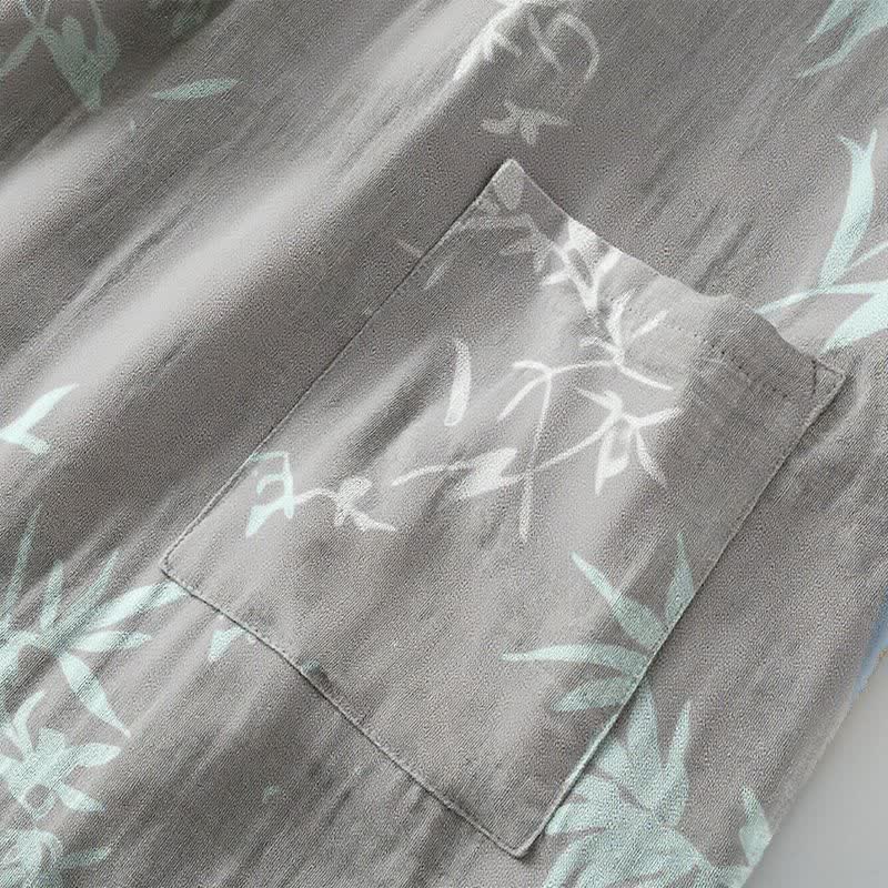 Elegant Bamboo Cotton Double Gauze Robe